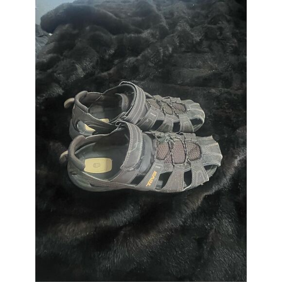 Teva Forebay Mens 11 Fisherman Sport Hiking Trail Water Sandals Shoes Shocpad